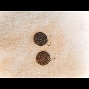 Boho coin earrings
